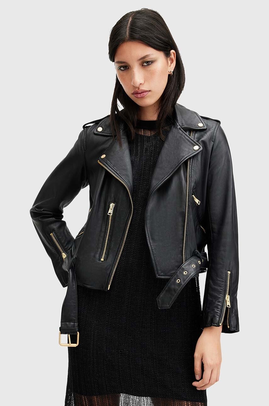 Kožená bunda AllSaints BALFERN BIKER