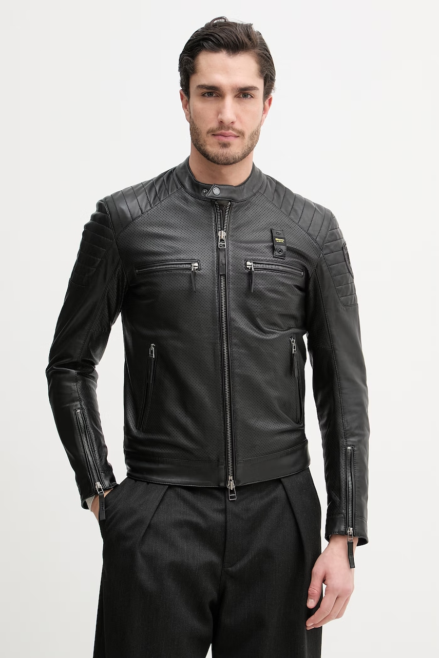 Kožená bunda Blauer CROSSLAND