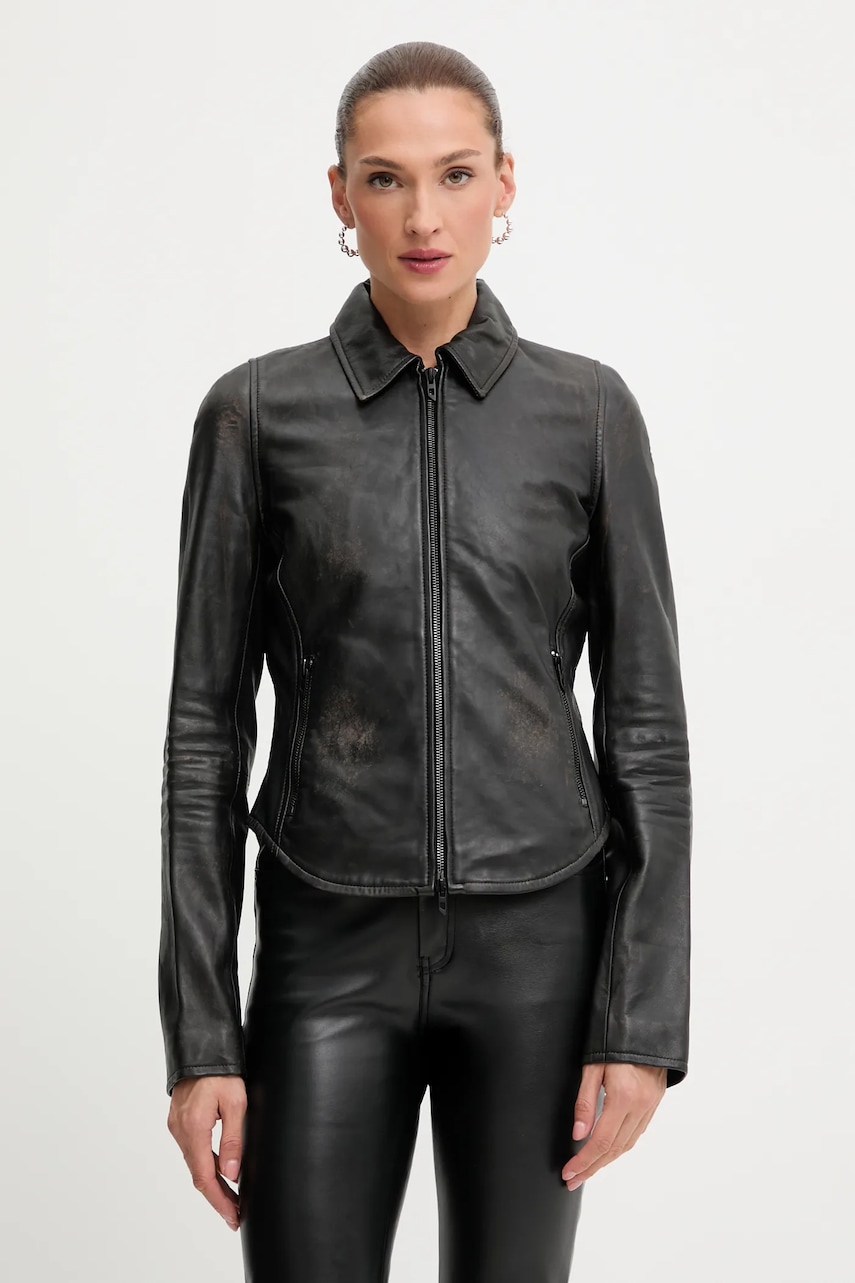 Kožená bunda Diesel L-EGRAD