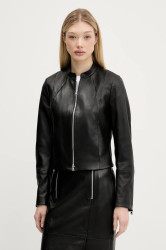 Kožená bunda HUGO Lasari