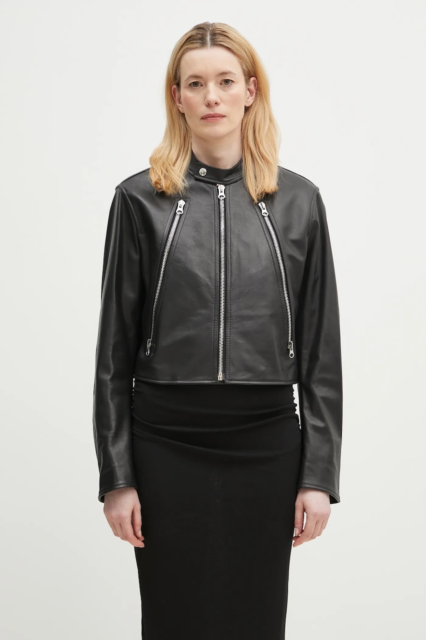 Kožená bunda MM6 Maison Margiela