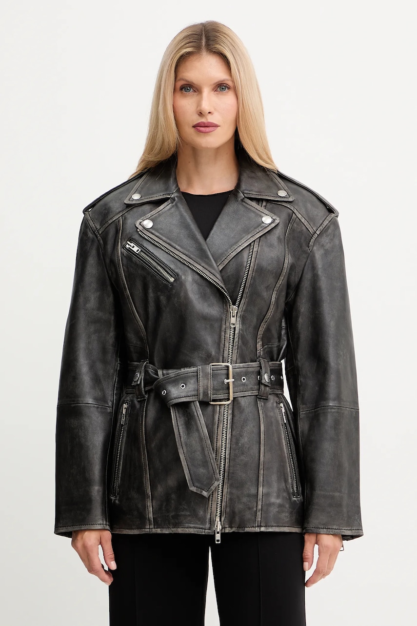 Kožená bunda Stand Studio Leona