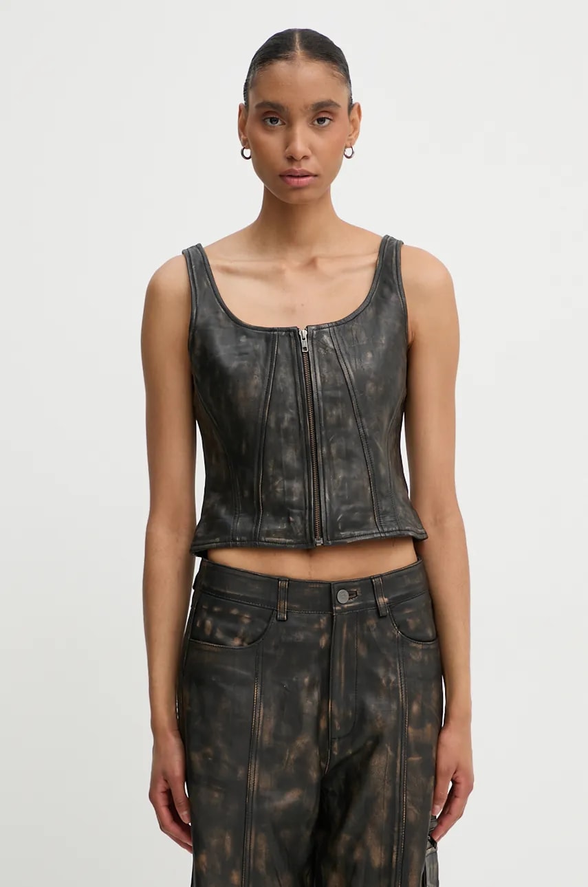 Kožená halenka Gestuz