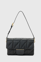 Kožená kabelka AllSaints ONDINE černá barva, W212XD