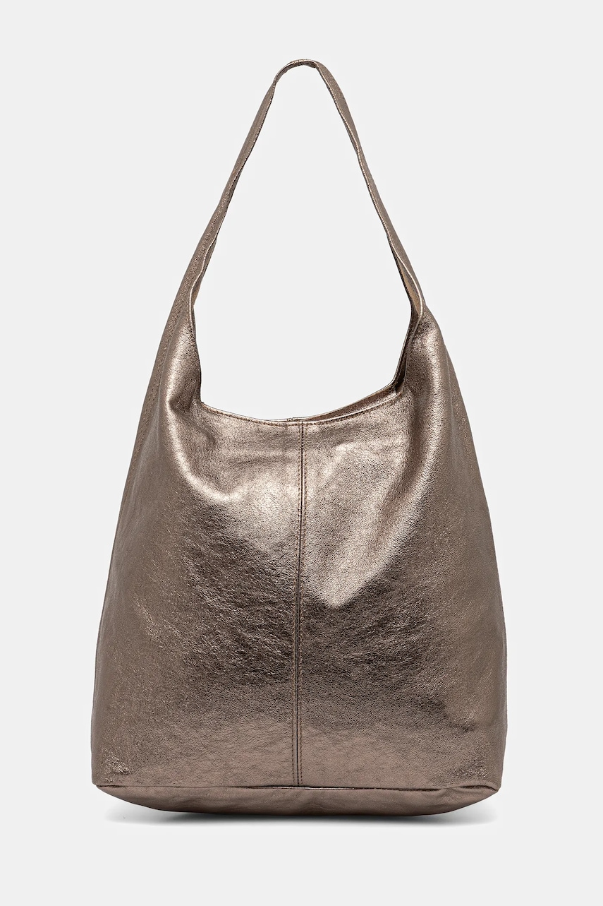 Kožená kabelka Answear.LAB oranžová barva