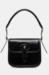 Kožená kabelka Bally černá barva, WAC03Y