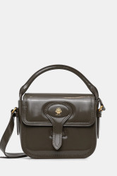 Kožená kabelka Bally zelená barva, WAS02P