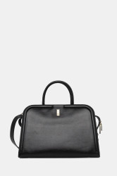 Kožená kabelka BOSS Ariell Busin.Tote N. černá barva, 50521062