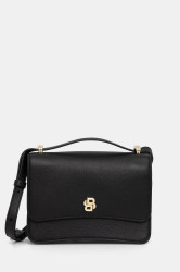Kožená kabelka BOSS BOSS BEYOND Crossb. černá barva, 50554935