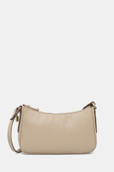 Kožená kabelka BOSS NUMAH Minibag béžová barva, 50547773