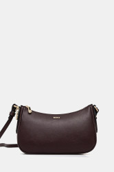 Kožená kabelka BOSS NUMAH Minibag fialová barva, 50547773