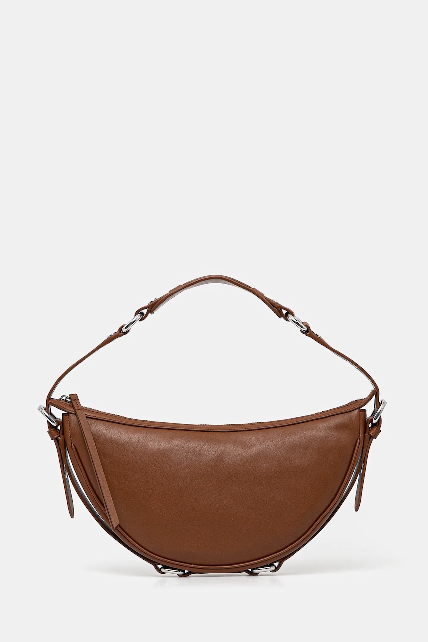 Kožená kabelka By Far Gib