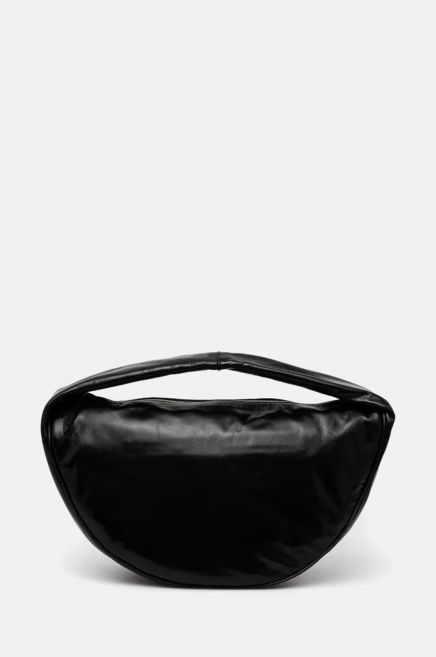 Kožená kabelka By Far Maxi