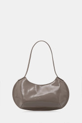 Kožená kabelka By Far šedá barva, MWBSB056CL017BG037PL