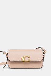 Kožená kabelka Coach Zoe žlutá barva, CAM18