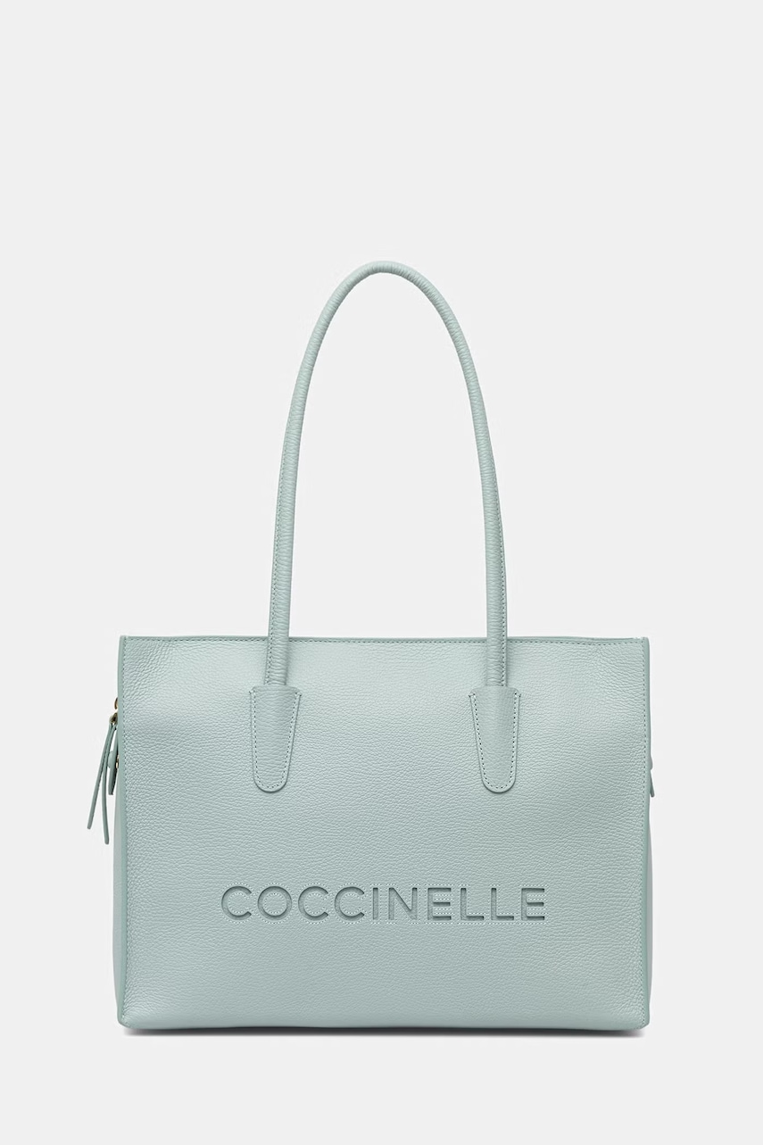 Kožená kabelka Coccinelle