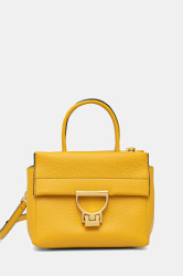 Kožená kabelka Coccinelle ARLETTIS žlutá barva, MD5 18 02 01