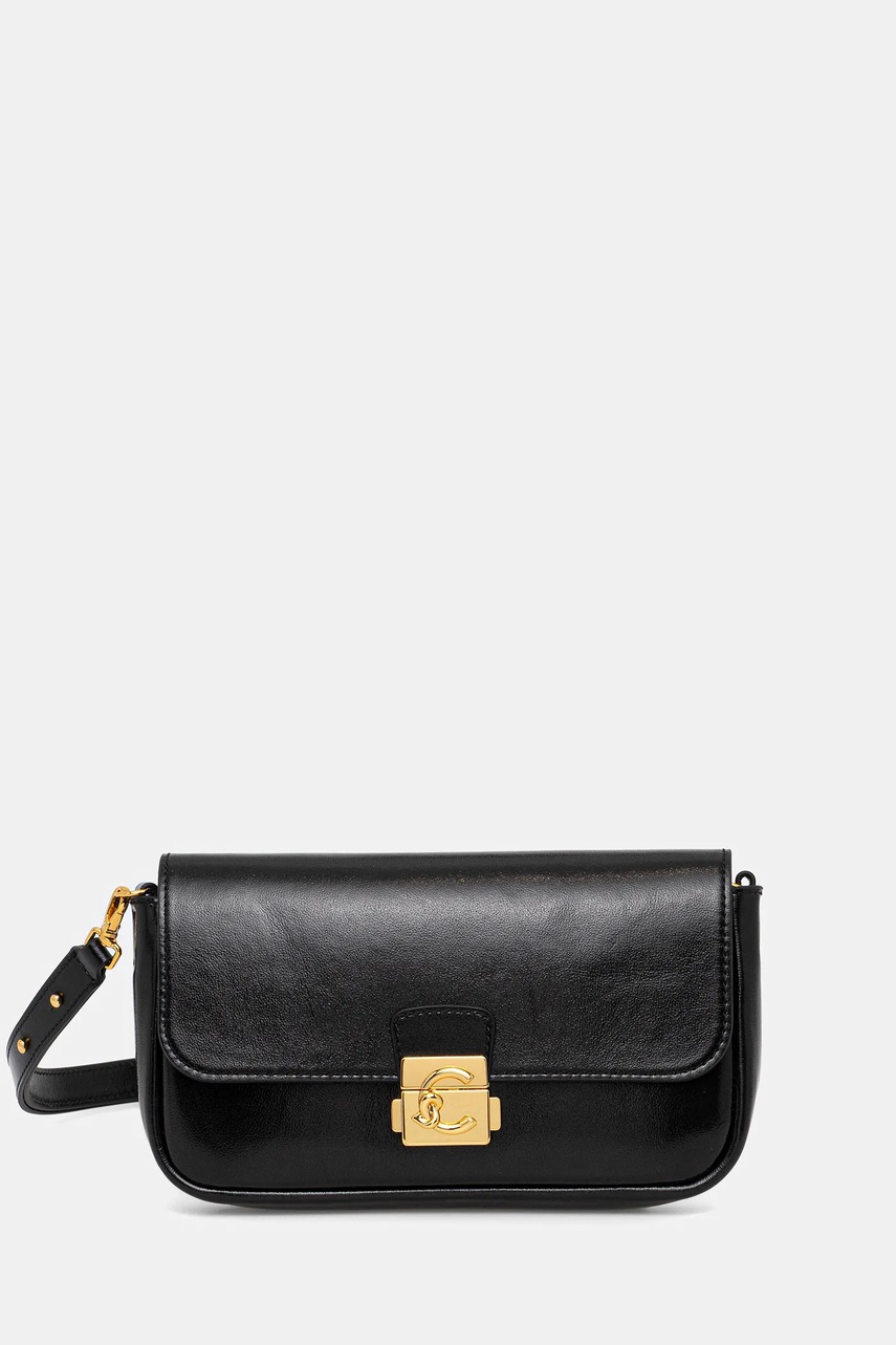 Kožená kabelka Coccinelle černá barva, E5 U4M 52 01 01