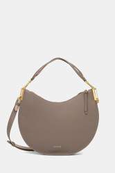 Kožená kabelka Coccinelle COCCINELLESUNUP béžová barva, E1.QKF.13.02.01