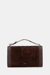 Kožená kabelka Coccinelle ELINOR hnědá barva, E1.TL6.12.01.01