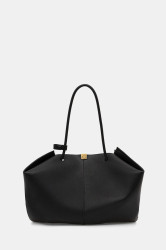 Kožená kabelka Coccinelle Kamy černá barva, E1 U2L 11 02 01