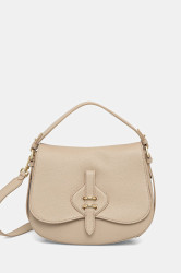 Kožená kabelka Coccinelle MAVERY béžová barva, E1 U7F 18 01 01
