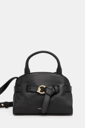 Kožená kabelka Coccinelle SABINE černá barva, E1.TLA.18.03.01