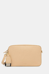 Kožená kabelka Coccinelle TEBE béžová barva, E5.MN5.52.01.01