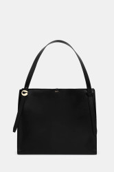 Kožená kabelka Coperni Belt Tote černá barva, COPBA77F6012B