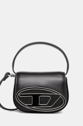 Kožená kabelka Diesel 1DR 1DR černá barva, X08709.PR818