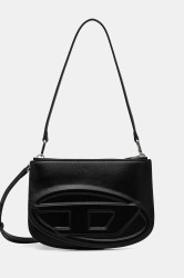 Kožená kabelka Diesel 1DR 2.0 1DR TWIN černá barva, X10330.PR818