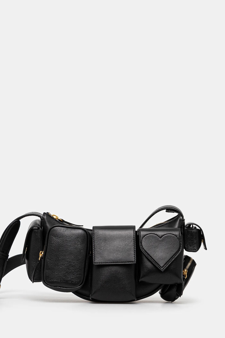 Kožená kabelka Fiorucci Leather Super Pocket Bag