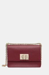 Kožená kabelka Furla 1927 vínová barva, BAFKACO.ARE000.CGQ00