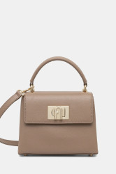 Kožená kabelka Furla béžová barva, WB00109.ARE000.1257S