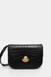 Kožená kabelka Furla černá barva, WB01355.BX3178.O6000