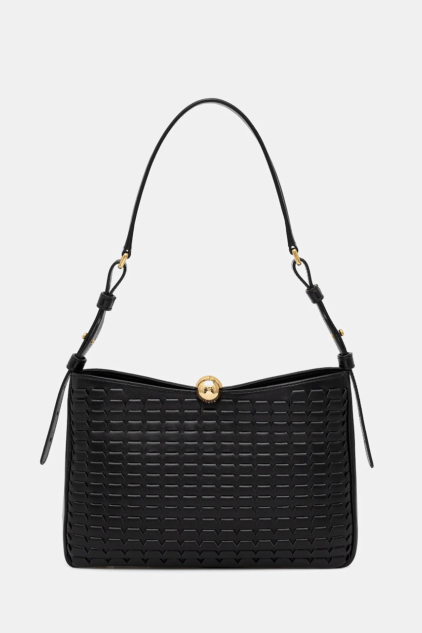 Kožená kabelka Furla černá barva, WB01403.BX3977.O6000