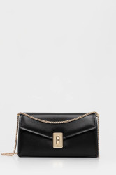 Kožená kabelka Furla černá barva, WB01517 BX3227 O6000