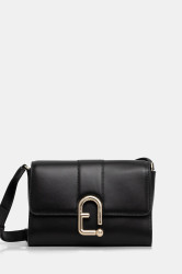 Kožená kabelka Furla černá barva, WB01683.BX3346.O6000