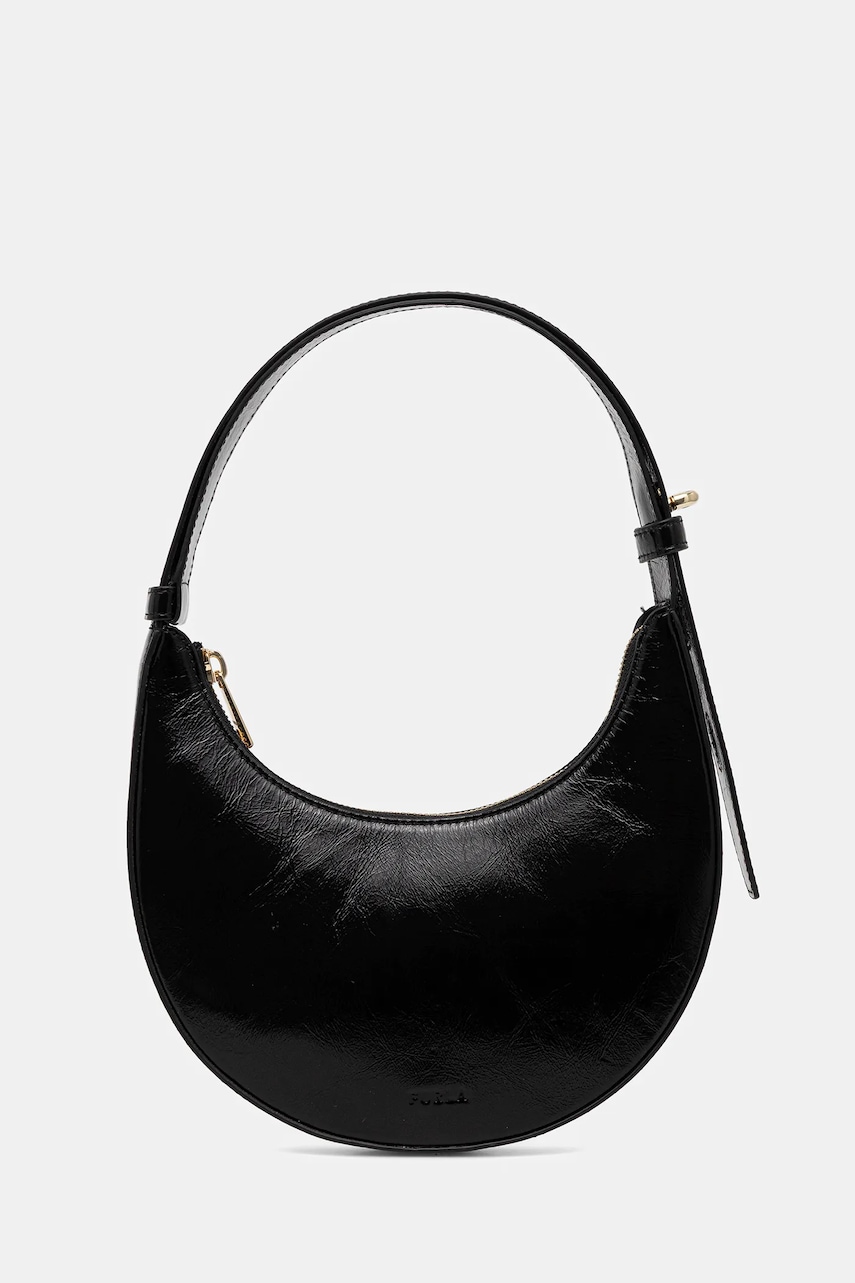 Kožená kabelka Furla černá barva, WE00649.BX4100.O6000