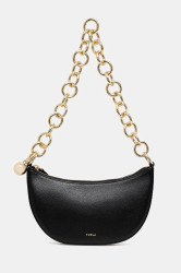 Kožená kabelka Furla černá barva, WE00767.BX3991.O6000