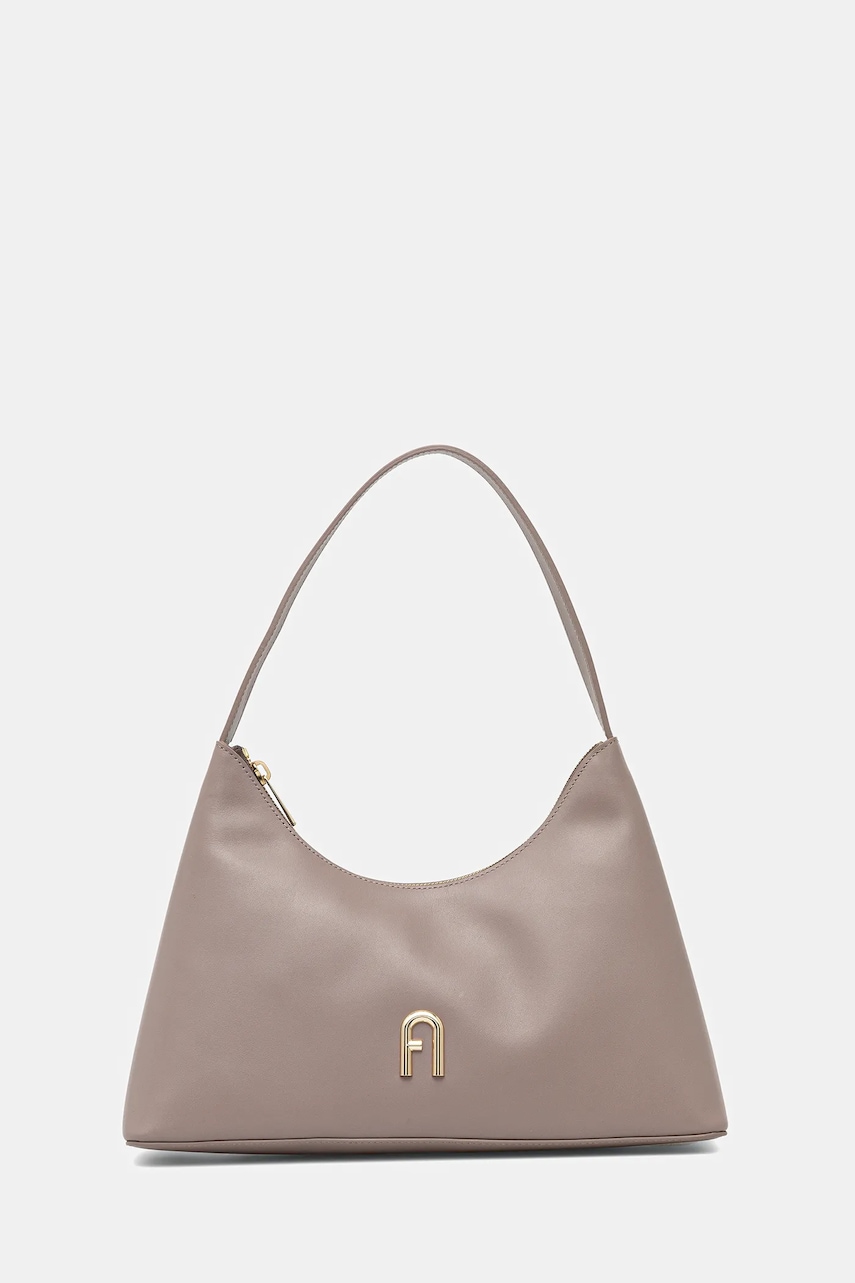 Kožená kabelka Furla fialová barva, WB00782.AX0733.MA2001007