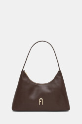 Kožená kabelka Furla hnědá barva, WB00782.AX0733.4284S