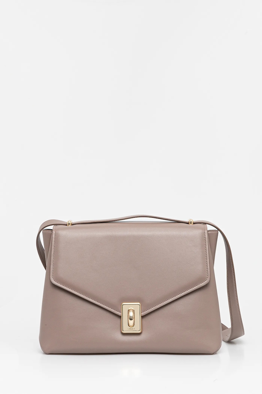 Kožená kabelka Furla hnědá barva, WB01516 BX3227 MA200