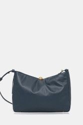 Kožená kabelka Furla modrá barva, WB01365.BX3168.GU000