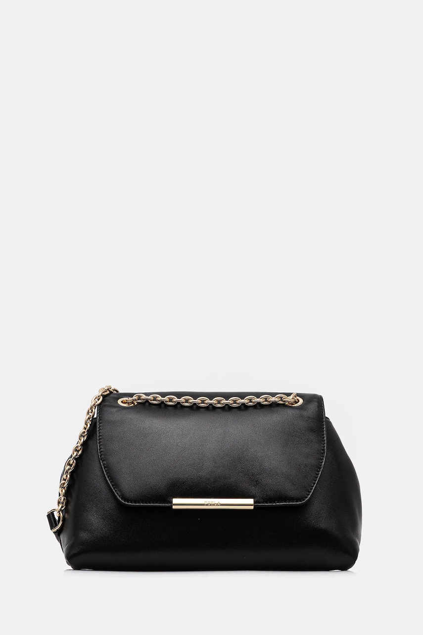 Kožená kabelka Furla Nadia černá barva, WB01817 BX2269 O6000