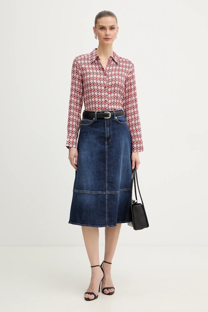 Kožená kabelka Furla Nicole M Boston Bag