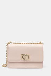 Kožená kabelka Furla růžová barva, BAFKACO.ARE000.0496S1007