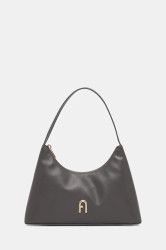 Kožená kabelka Furla šedá barva, WB00782.AX0733.4283S