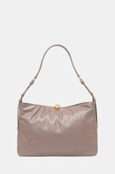 Kožená kabelka Furla šedá barva, WB01365.BX3168.MA2001002