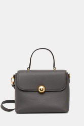 Kožená kabelka Furla šedá barva, WB01882.BX3036.4283S